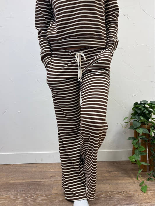 Striped Lounge Pant - Three:Twelve Boutique - Hyfve