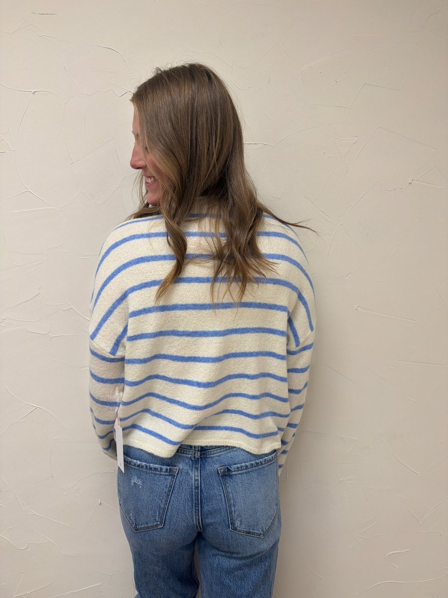 Striped Piper Cardigan - Three:Twelve Boutique - Things Between