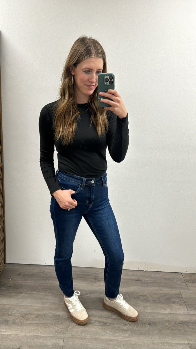 Super High Rise Slim Straight - Three:Twelve Boutique - Vervet