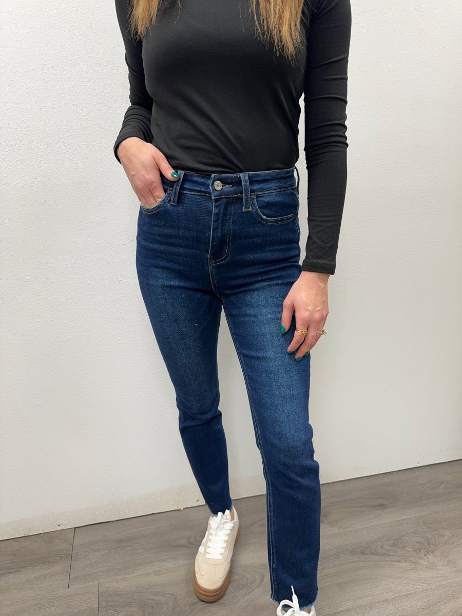 Super High Rise Slim Straight - Three:Twelve Boutique - Vervet