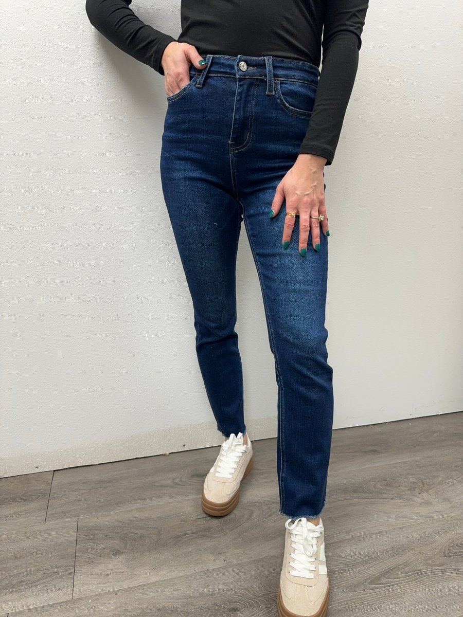 Super High Rise Slim Straight - Three:Twelve Boutique - Vervet