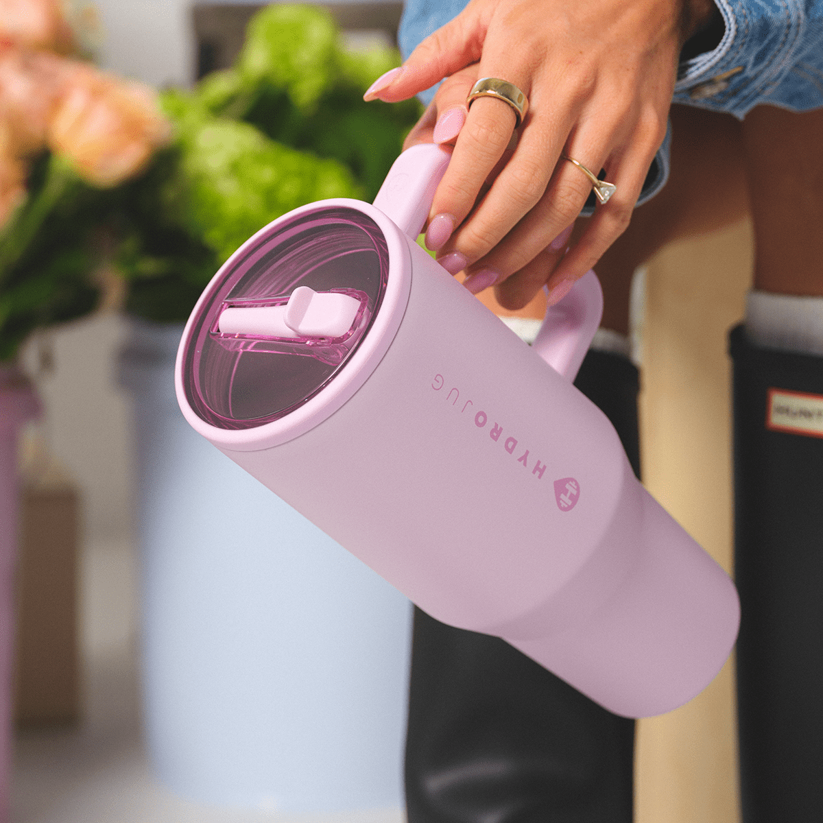 Sweet Pea HydroJug 40oz Traveler - Three:Twelve Boutique - HydroJug