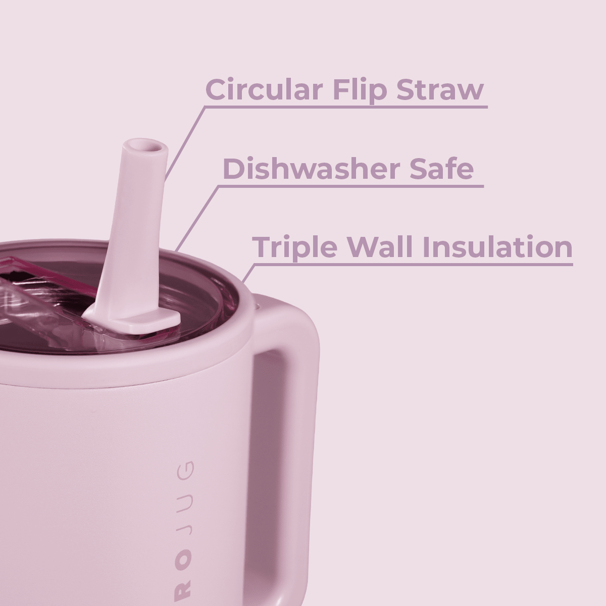 Sweet Pea HydroJug 40oz Traveler - Three:Twelve Boutique - HydroJug