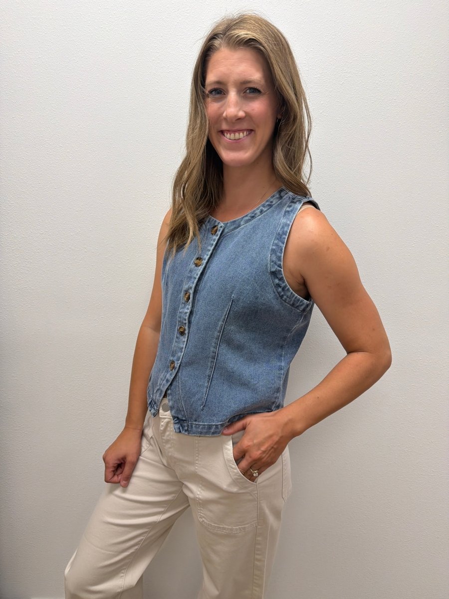 Tailored Vest - Three:Twelve Boutique - Mikarose