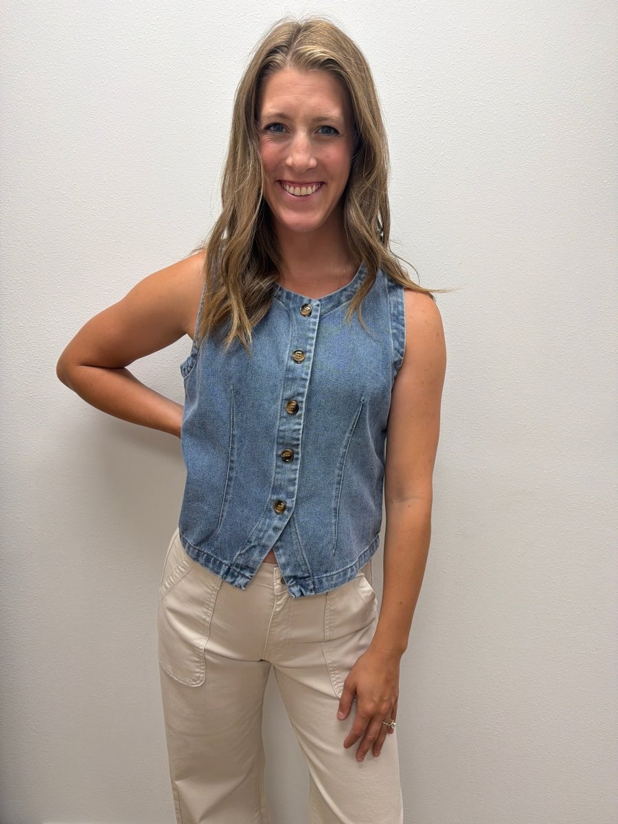 Tailored Vest - Three:Twelve Boutique - Mikarose