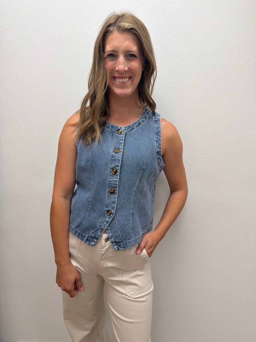 Tailored Vest - Three:Twelve Boutique - Mikarose