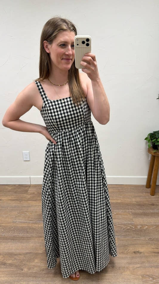 the Bianca Gingham Dress - Three:Twelve Boutique - Mikarose