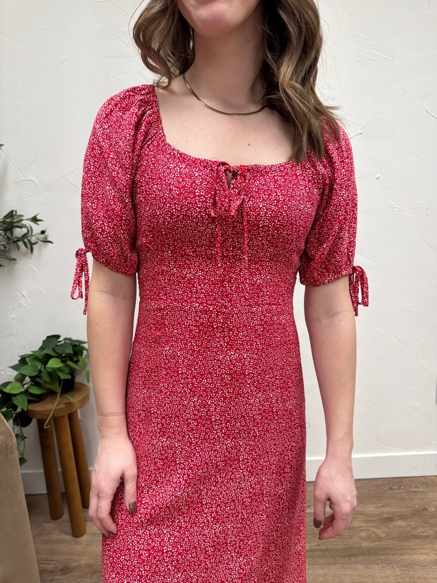 Close-up of The Jamie Dress fabric and stitching detail — Three:Twelve Boutique (to be updated after image review)