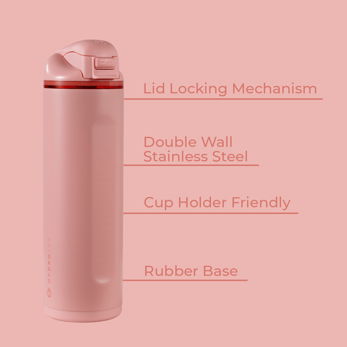 Tulip HydroJug 24 oz Ease2o - Three:Twelve Boutique - HydroJug