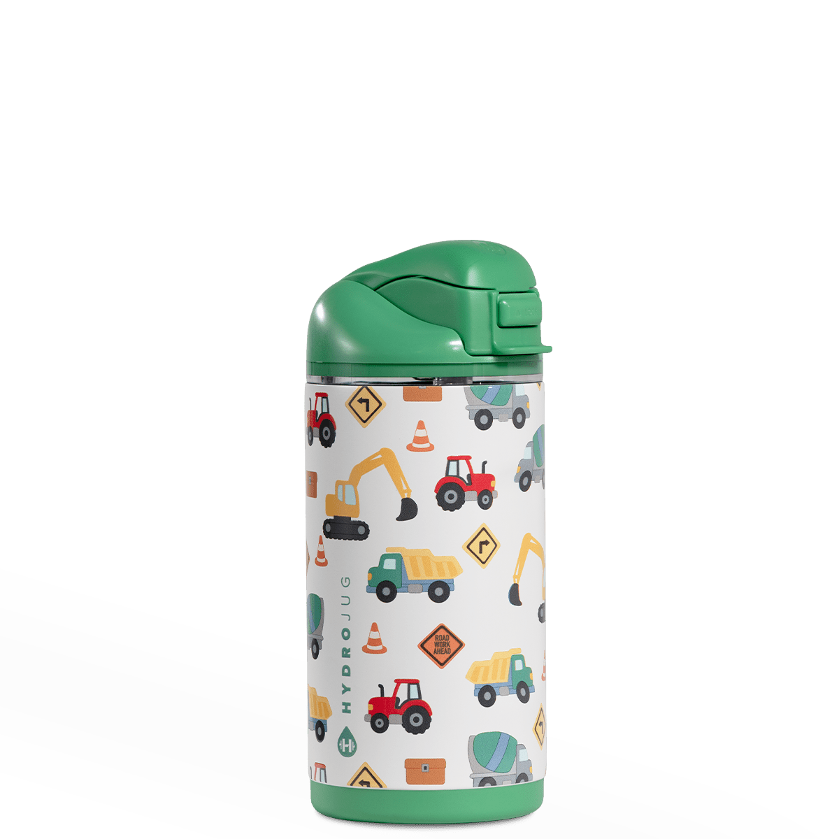 Under Construction HydroJug 14 oz Sport Kids Water Bottle - Three:Twelve Boutique - HydroJug