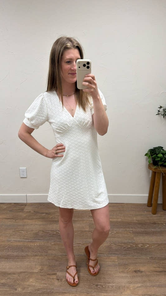 V Neck Mini Dress - Three:Twelve Boutique - Gilli