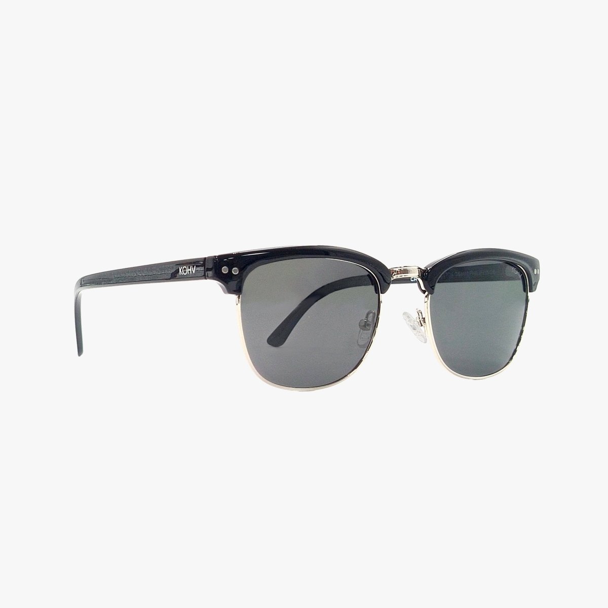 Weston Midnight Chrome Polarized Rimless Sunglasses – UV400 Protection - Three:Twelve Boutique - Kohv Eyewear