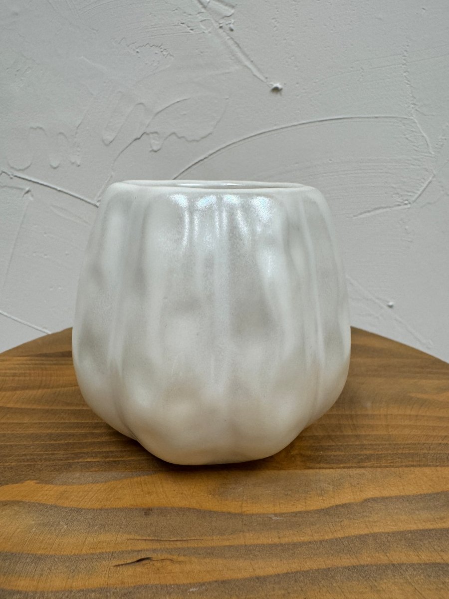 White Metallic Pumpkin Paddywax Candle - Flaming Pumpkin - Three:Twelve Boutique - Three:Twelve