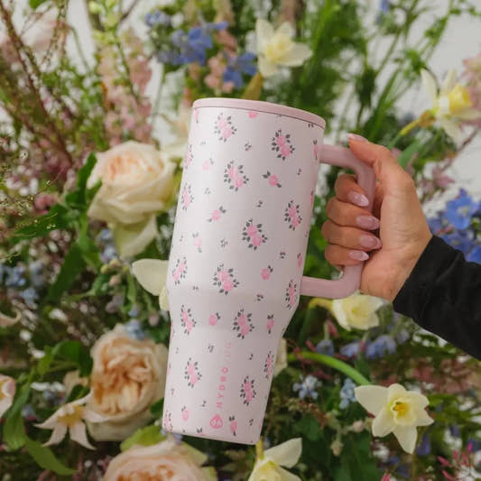 Wildrose HydroJug 40 oz Traveler Tumbler - Three:Twelve Boutique - hydrojug