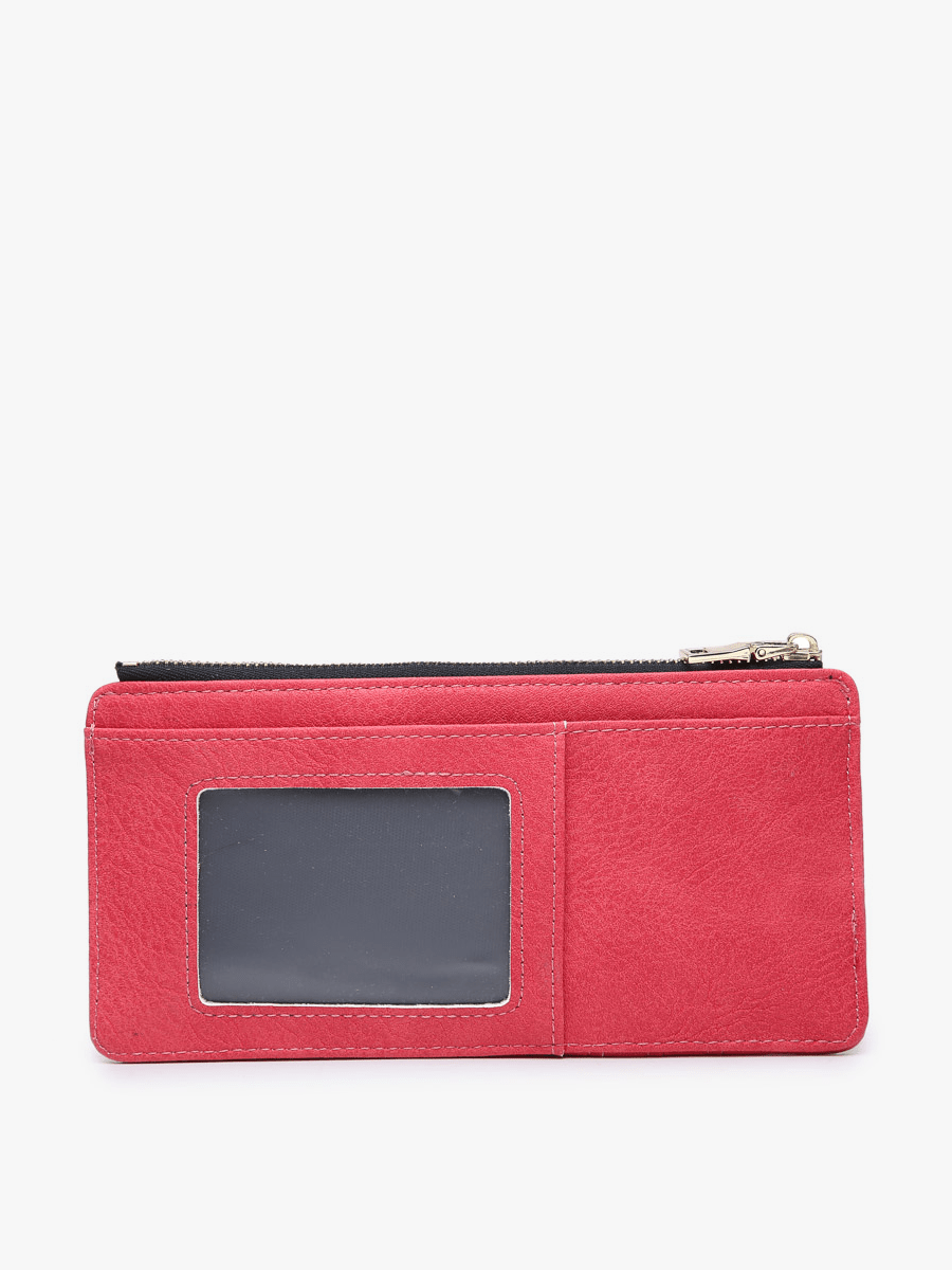 WL1889 Saige Slim Card Holder Women's Wallet: Brown - Three:Twelve Boutique - Jen & Co.