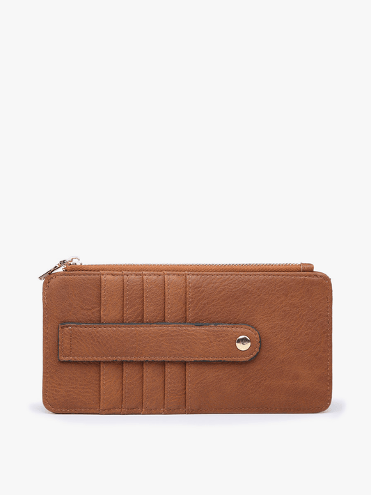 WL1889 Saige Slim Card Holder Women's Wallet: Brown - Three:Twelve Boutique - Jen & Co.
