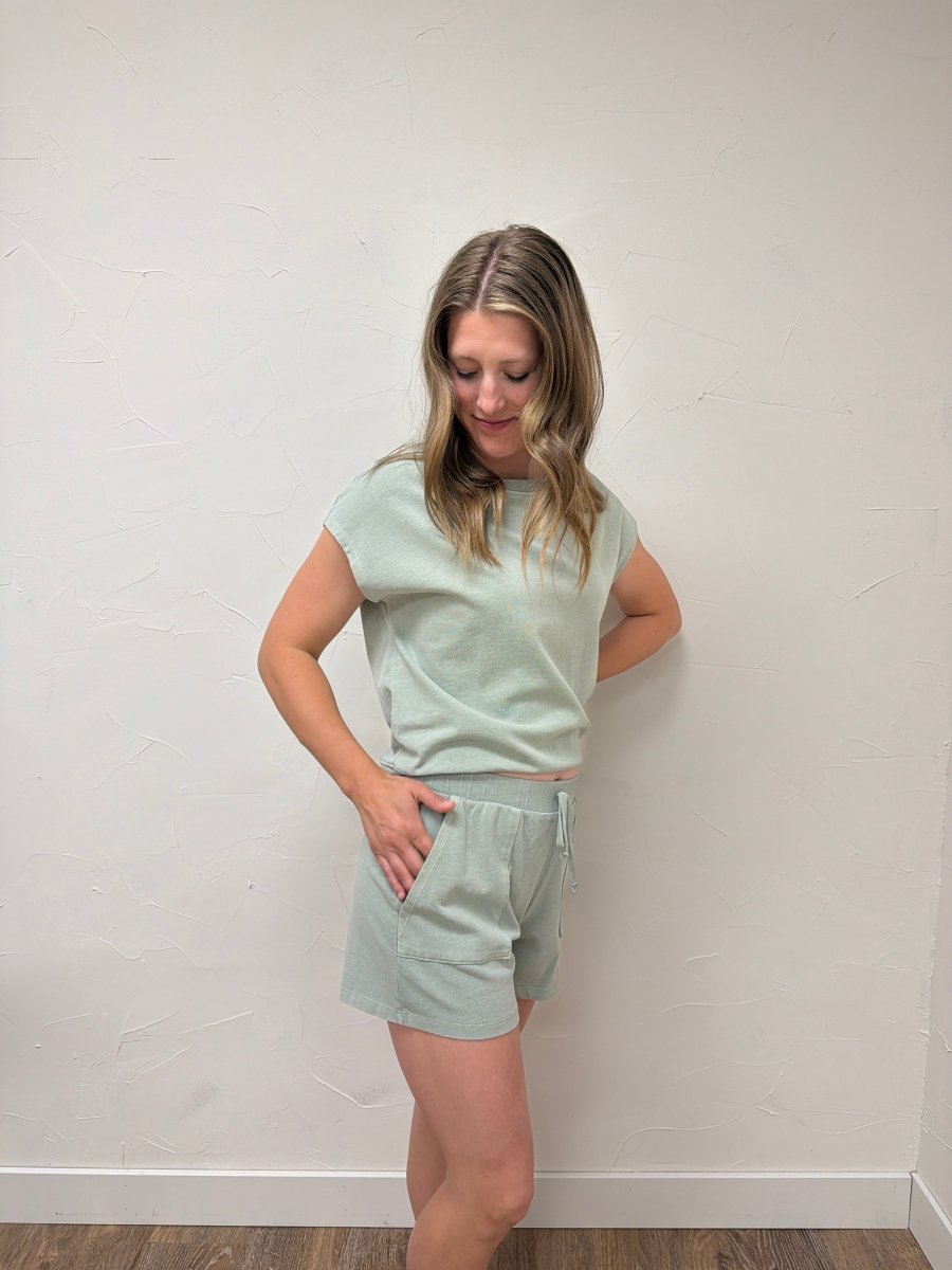 Women's Short & Tee Set – Casual Two-Piece Lounge Outfit - Three:Twelve Boutique - Three:Twelve Boutique
