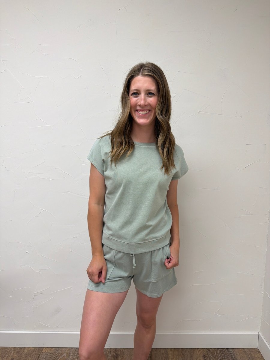 Women's Short & Tee Set – Casual Two-Piece Lounge Outfit - Three:Twelve Boutique - Three:Twelve Boutique