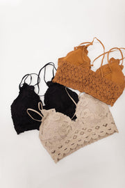 Lily Lace Bralette-Accessories-Three:Twelve